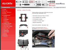 Tablet Screenshot of klickfix.com